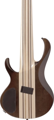 BTB Bass Workshop 7-String Electric Bass, Multiscale - Natural Mocha Low Gloss