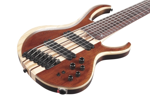 BTB Bass Workshop 7-String Electric Bass, Multiscale - Natural Mocha Low Gloss