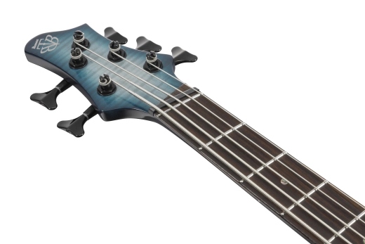 BTB Bass Workshop 5-String Electric Bass, Multiscale - Cosmic Blue Starburst Low Gloss