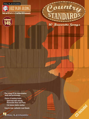 Hal Leonard - Country Standards: Jazz Play-Along Volume 145 - Book/CD