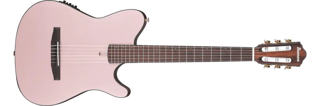 FRH10N Nylon String Acoustic/Electric Guitar - Rose Gold Metallic Flat