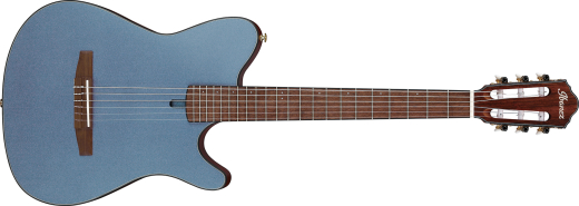 Ibanez - FRH10NIBF FRH Acoustic/Electric Guitar - Indigo Blue Metallic Flat