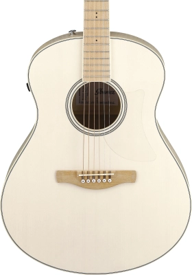 Advanced Auditorium Acoustic/Electric Guitar - Open Pore Antique White