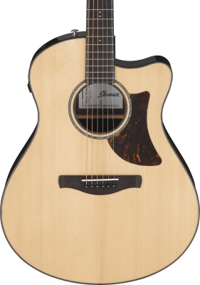 Advanced Auditorium Spruce/Rosewood Cutaway Acoustic/Electric Guitar - Natural High Gloss