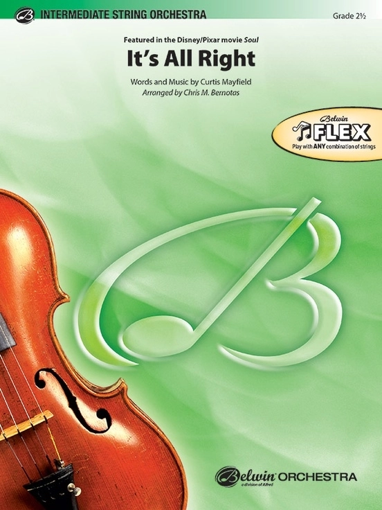 It\'s All Right - Mayfield/Bernotas - String Orchestra (Flex) - Gr. 2.5