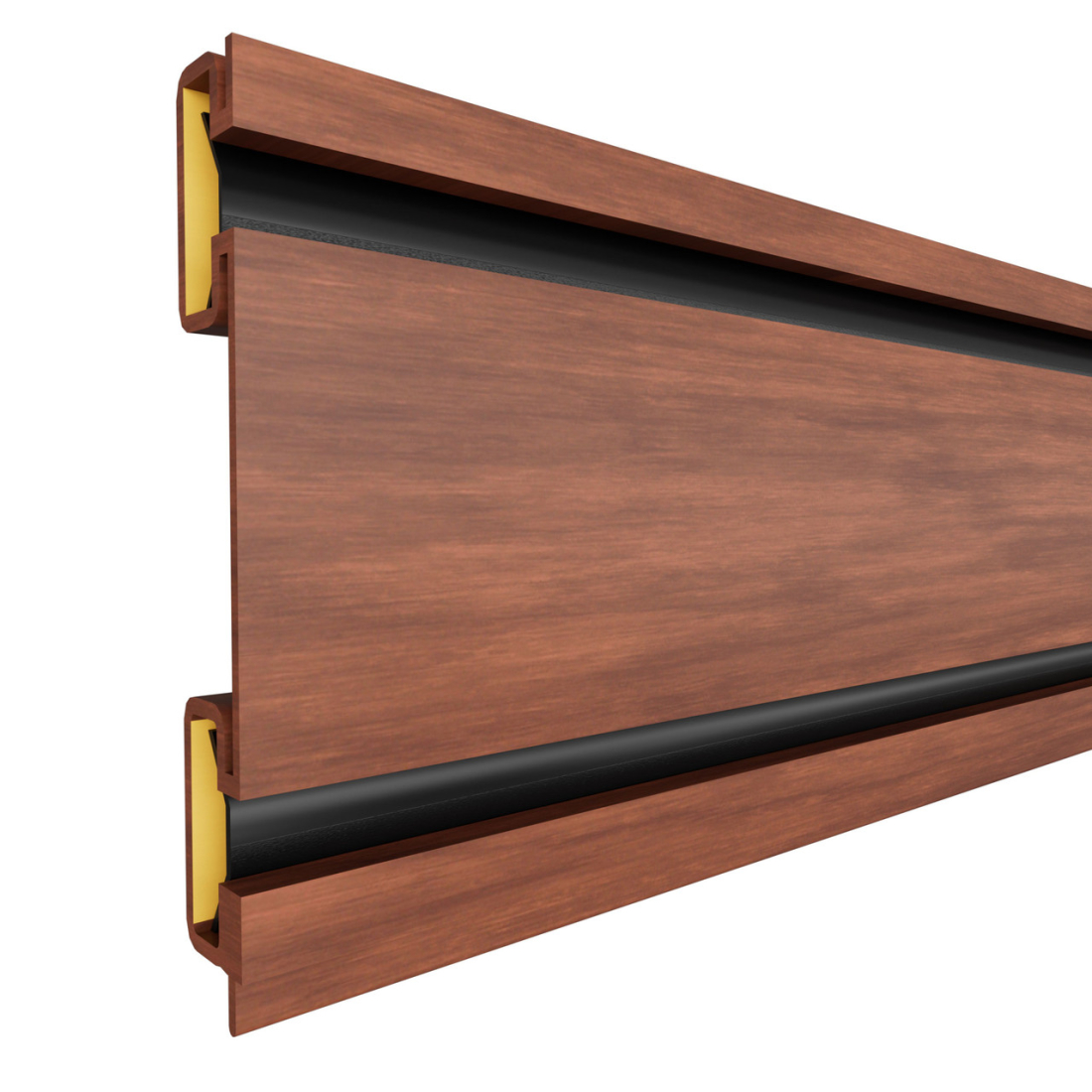 48\'\' Slatwall Rail - Black Walnut