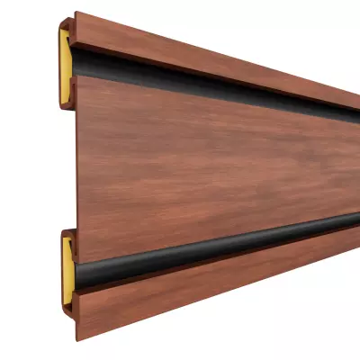 String Swing - 48 Slatwall Rail - Black Walnut