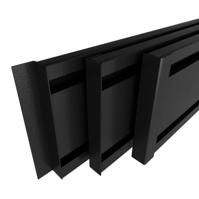 4.5\'\' Endcap for Slatwall Rail - Black