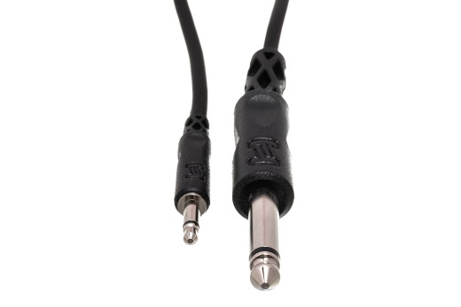 Mono Interconnect 3.5mm TS to 1/4 in TS - 5 Foot