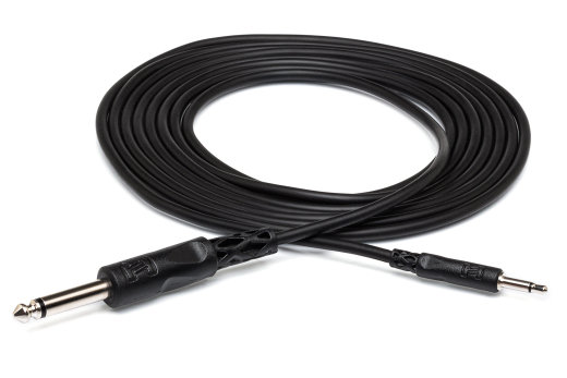 Mono Interconnect 3.5mm TS to 1/4 in TS - 5 Foot