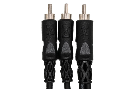 Y Cable RCA to Dual RCA - 3 Foot