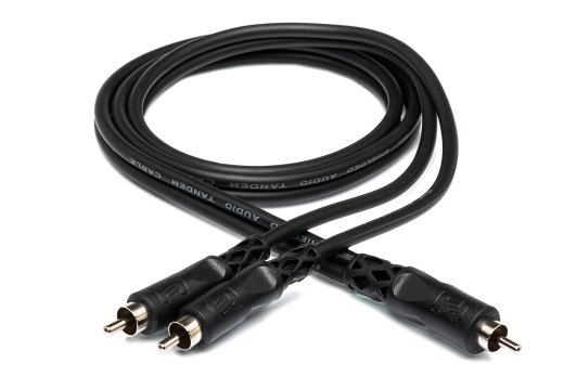 Hosa - Y Cable RCA to Dual RCA - 3 Foot