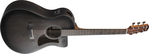 Advanced Auditorium with Advanced Access Cutaway Acoustic/Electric Guitar - Transparent Charcoal Burst