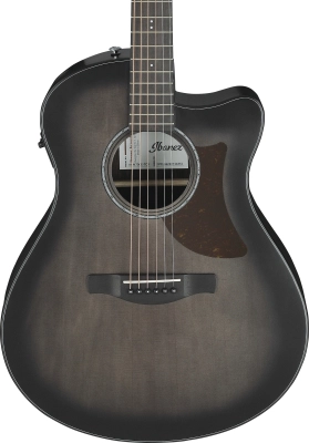 Advanced Auditorium with Advanced Access Cutaway Acoustic/Electric Guitar - Transparent Charcoal Burst