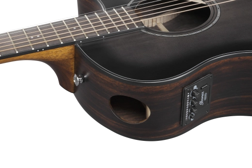 Advanced Auditorium with Advanced Access Cutaway Acoustic/Electric Guitar - Transparent Charcoal Burst