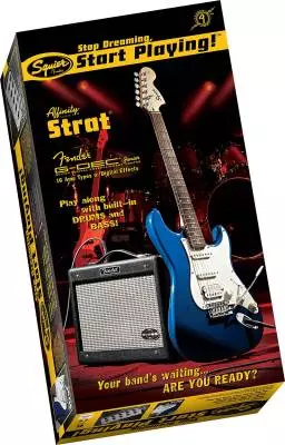 Affinity HSS Strat Pack with G-Dec Junior Amp - Metallic Blue