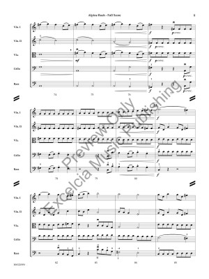 Alpine Rush - Ramsey-White - String Orchestra - Gr. 3