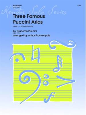 Kendor Music Inc. - Three Famous Puccini Arias