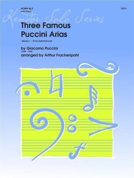 Three Famous Puccini Arias