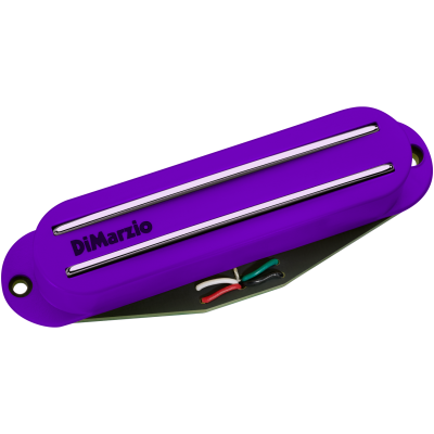 The Chopper Strat Pickup - Purple with Nickel Poles