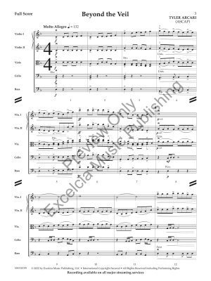 Beyond the Veil - Arcari - String Orchestra - Gr. 4