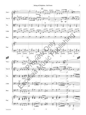 String of Dolphins - Nishimura - String Orchestra - Gr. 4.5