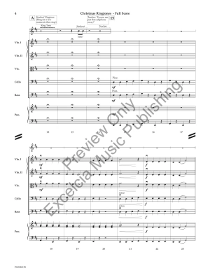 Christmas Ringtones - Arcari - String Orchestra - Gr. 0.5