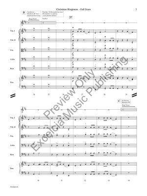 Christmas Ringtones - Arcari - String Orchestra - Gr. 0.5