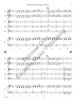 Flight of Jolly Old St. Nicholas - Pasternak - String Orchestra - Gr. 1.5