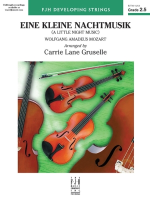 FJH Music Company - Eine Kleine Nachtmusik (A Little Night Music) - Mozart/Gruselle - String Orchestra - Gr. 2.5