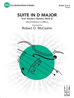 Suite in D Major from Sonata a Quattro (WoO 4) - Corelli/McCashin - String Orchestra - Gr. 2.5-3