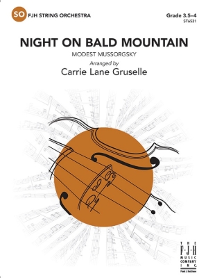 FJH Music Company - Night on Bald Mountain - Mussorgsky/Gruselle - String Orchestra - 3.5-4