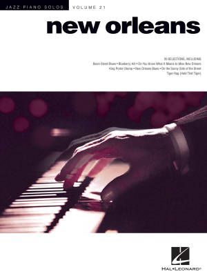 Hal Leonard - New Orleans Jazz Piano Solos: Jazz Piano Solos Volume 21 - Piano - Book