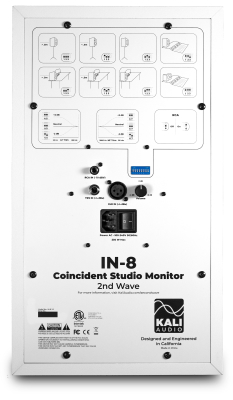 IN-8 v2 Powered Studio Monitor - White (Single)