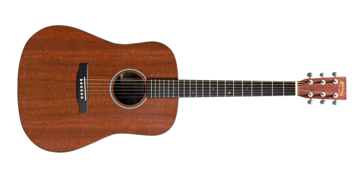 Martin Guitars - D-X1E Figured Mahogany HPL Dreadnought Acoustic/Electric Guitar with Gigbag
