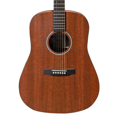 D-X1E Figured Mahogany HPL Dreadnought Acoustic/Electric Guitar with Gigbag - Left-Handed