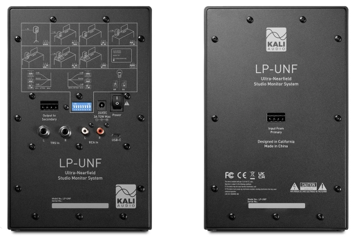 LP-UNF Ultra-Nearfield Desktop Studio Monitor System - Black (Pair)