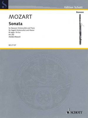 Sonata for Bassoon (Violoncello) and Piano in B-flat Major, K. 292