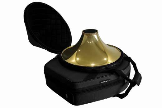 French Horn Case with Detachable Bell Section - Black, Nylon