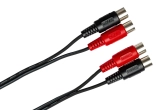 Dual Midi Cable 5-pin to DIN to Same, 3 M