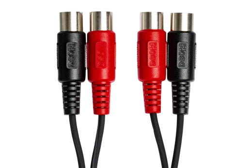 Dual Midi Cable 5-pin to DIN to Same, 1 M