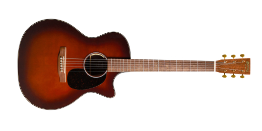 Martin Guitars - GPCE Inception Maple Acoustic/Electric Guitar with Hardshell Case - Amber Fade Sunburst
