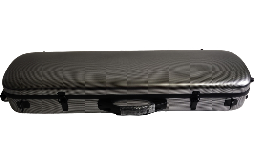 Young Heung - Oblong 4/4 Violin Case - Black Grid