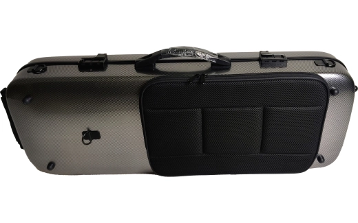 Adjustable Oblong Viola Case - Black Grid