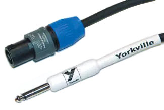 Yorkville Sound - DLX Series SP2 to 1/4-inch 16G Speaker Cable - 5 foot