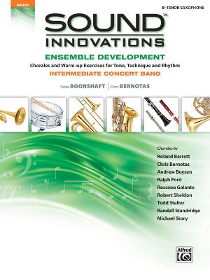 Alfred Publishing - Sound Innovations for Concert Band: Ensemble Development for Intermediate Concert Band - Tenor Saxophone - Book