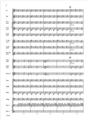 Rider of the Mountain - Choi - Concert Band Full Score - Gr. 2