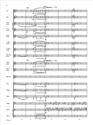 Rider of the Mountain - Choi - Concert Band Full Score - Gr. 2