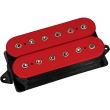 DiMarzio - Evolution F-Spaced Bridge Pickup - Red with Nickel Poles