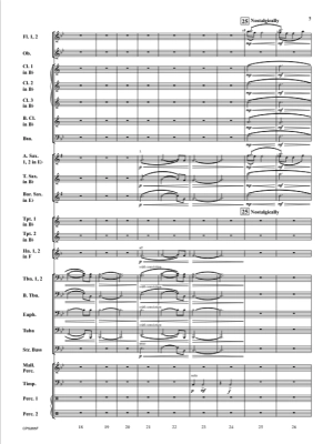 Remembrance - Choi - Concert Band Full Score - Gr. 3